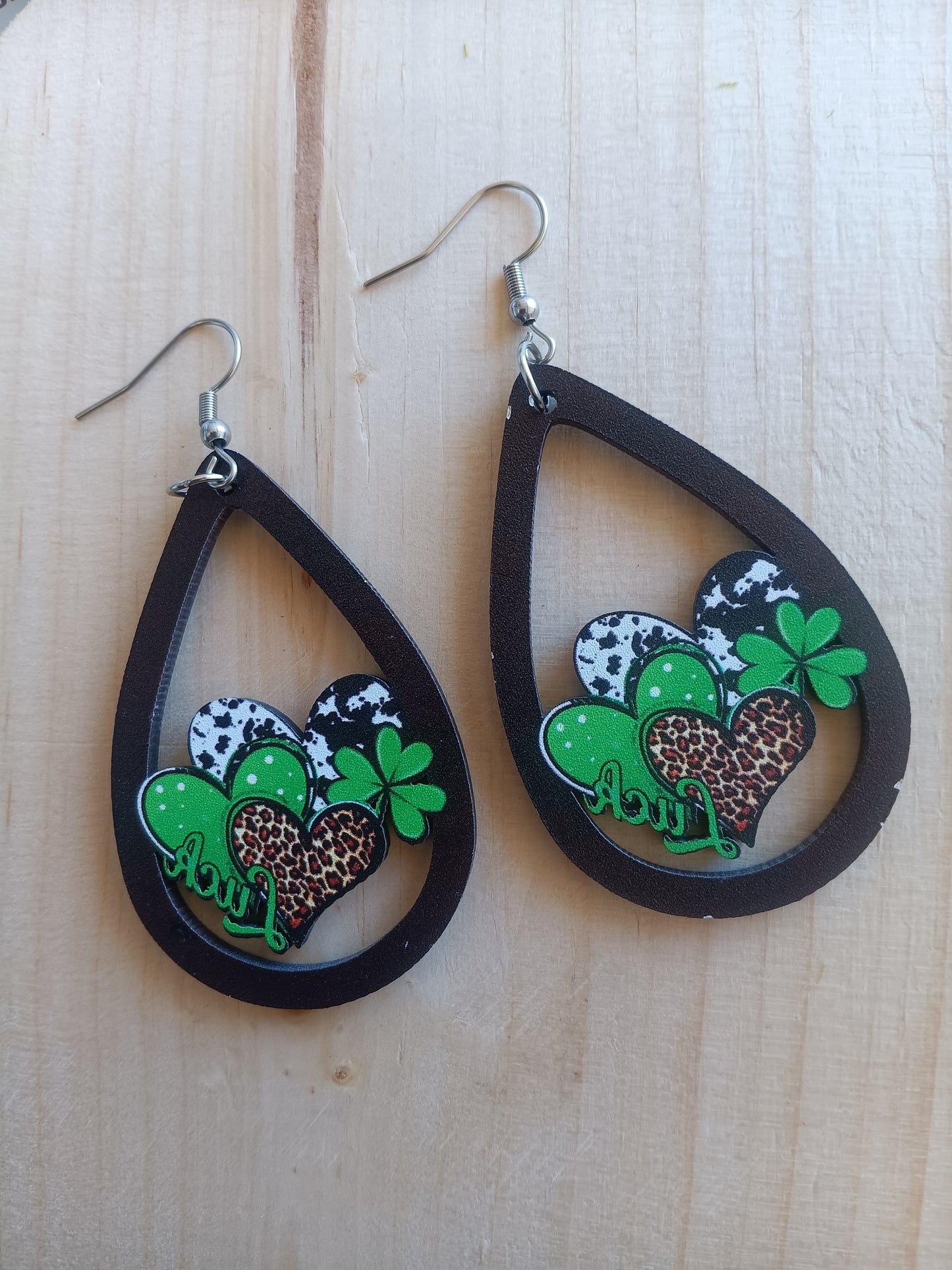 Lovely Lucky Heart Earrings