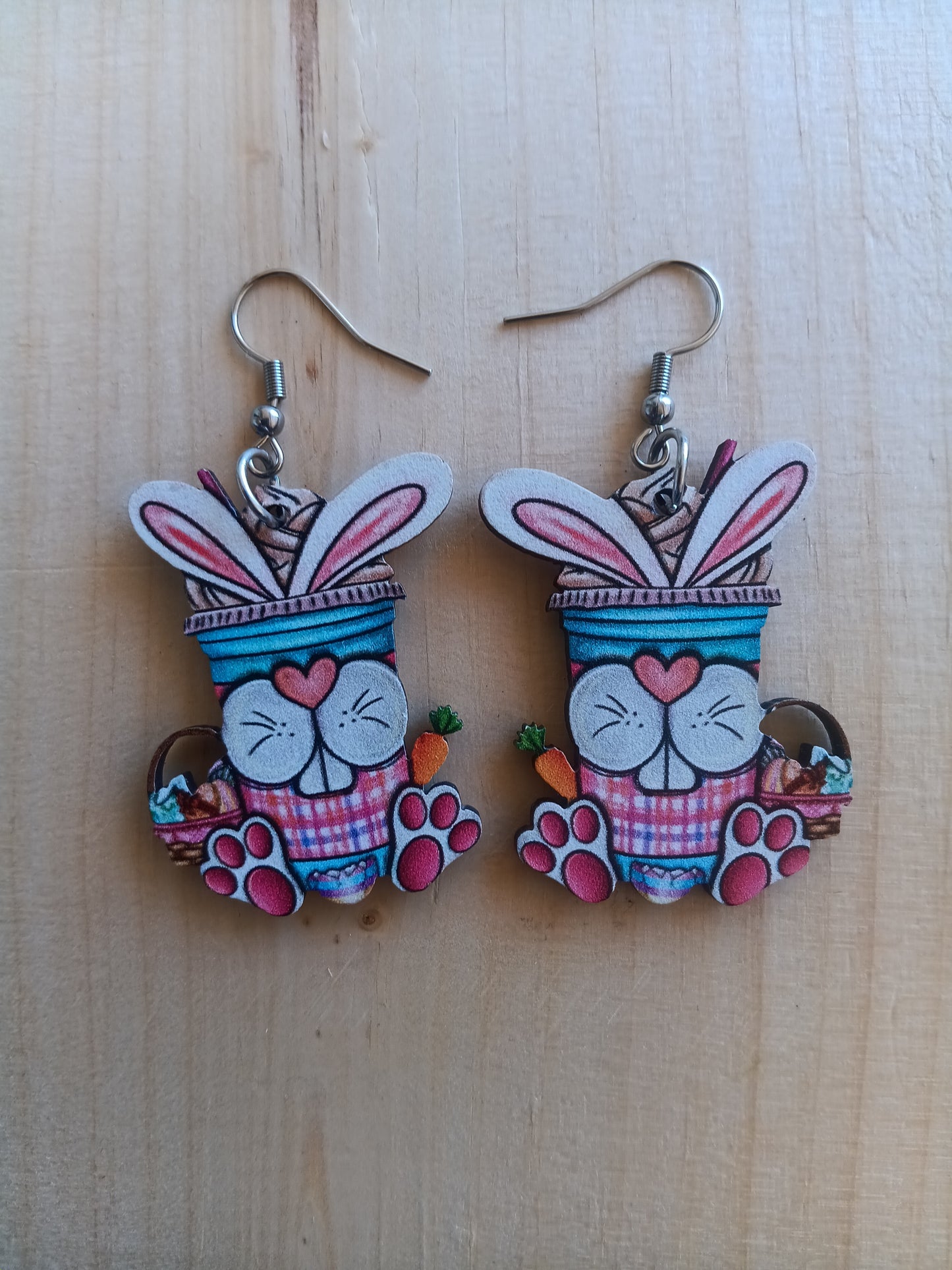 Happy Hippie Bunny Earrings