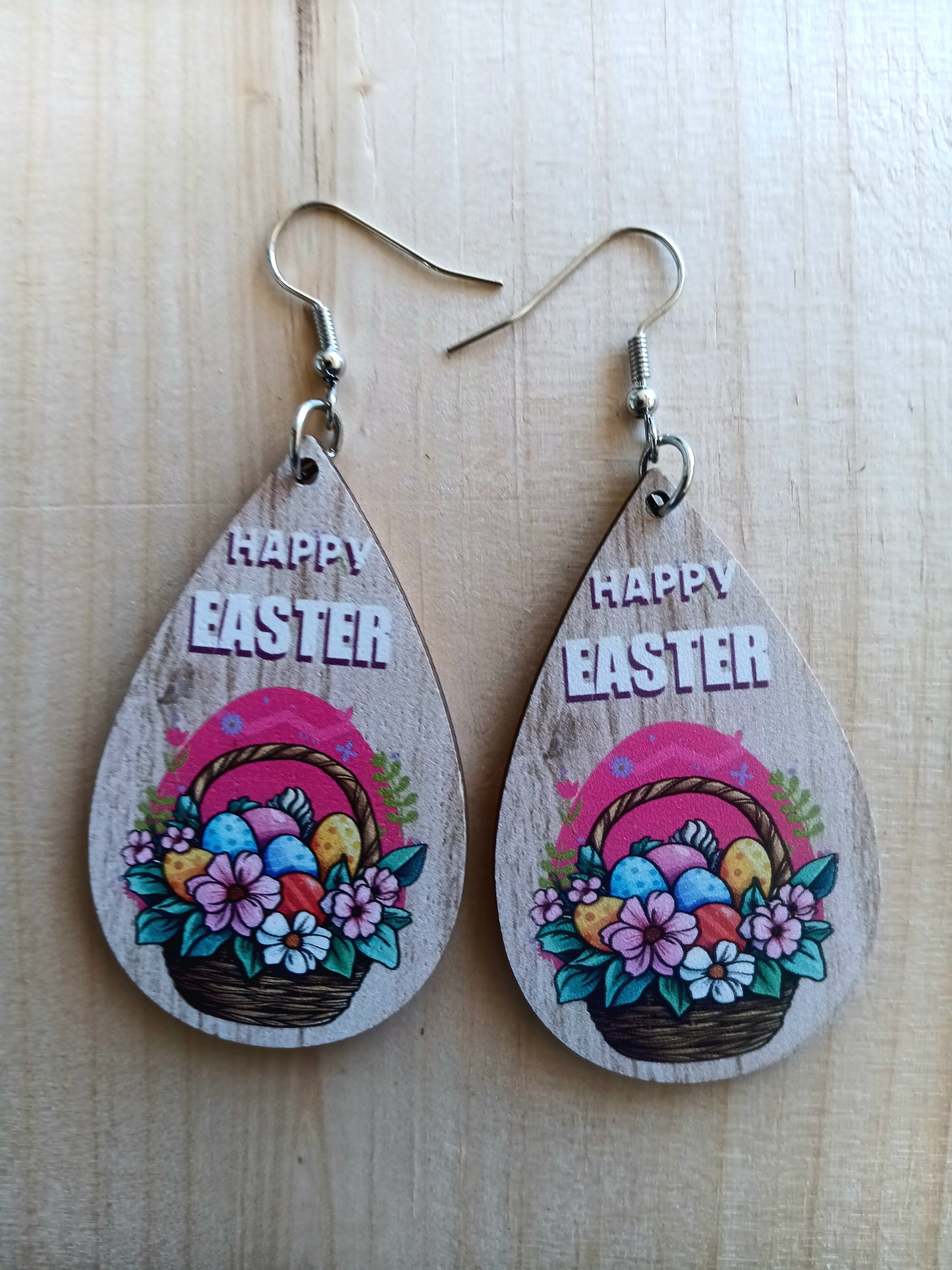 Cute Happy Easter Earrings