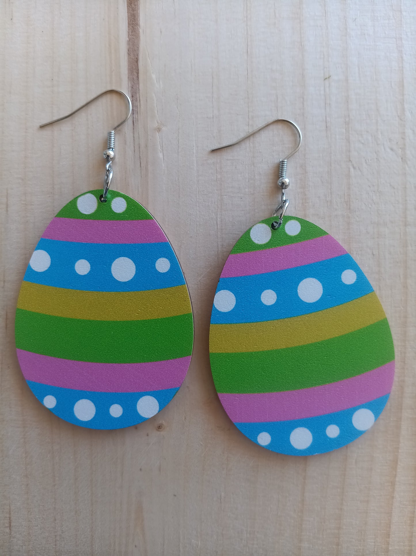 Cute Colorful Easter Egg Earrings