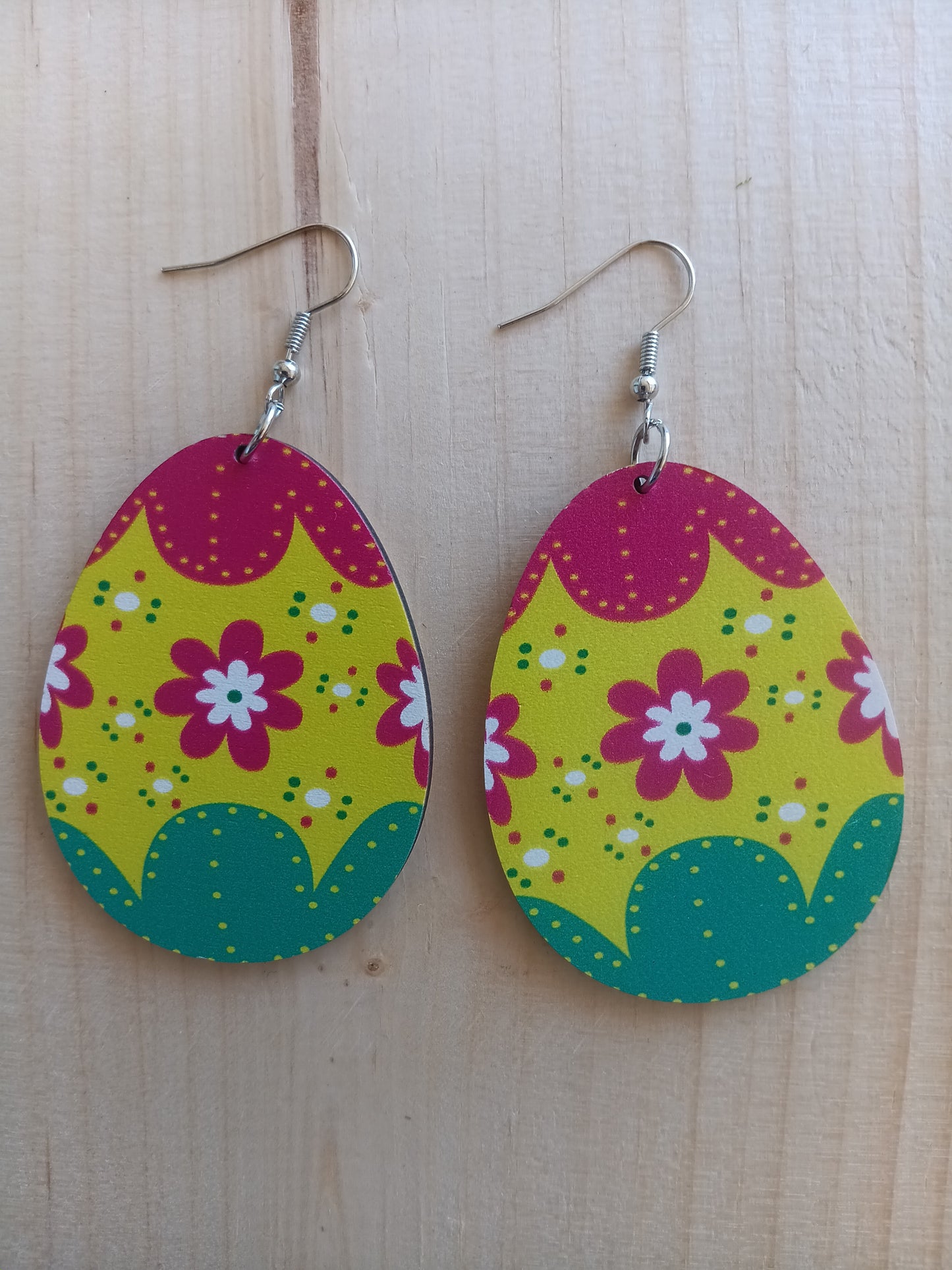 Cute Colorful Easter Egg Earrings