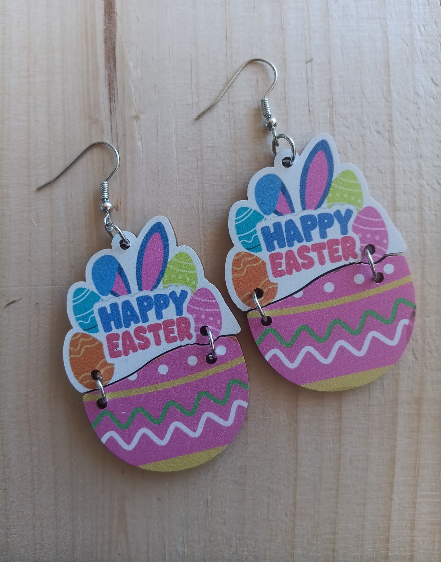 Cute Happy Easter Earrings
