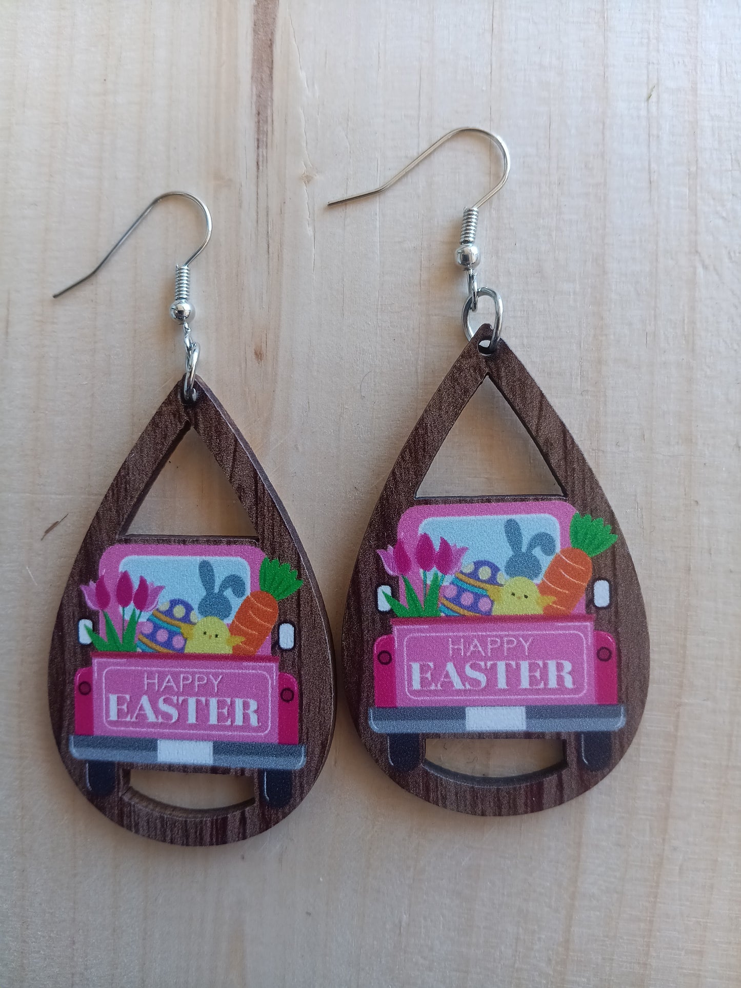Cute Happy Easter Earrings