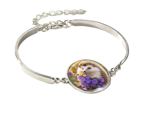 Adorable Floral Hedgehog Bracelet