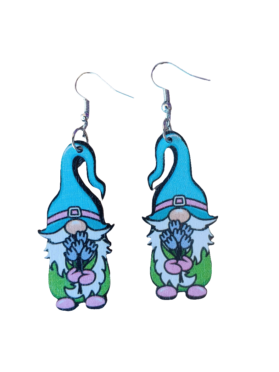 Adorable Spring Gnome Earrings