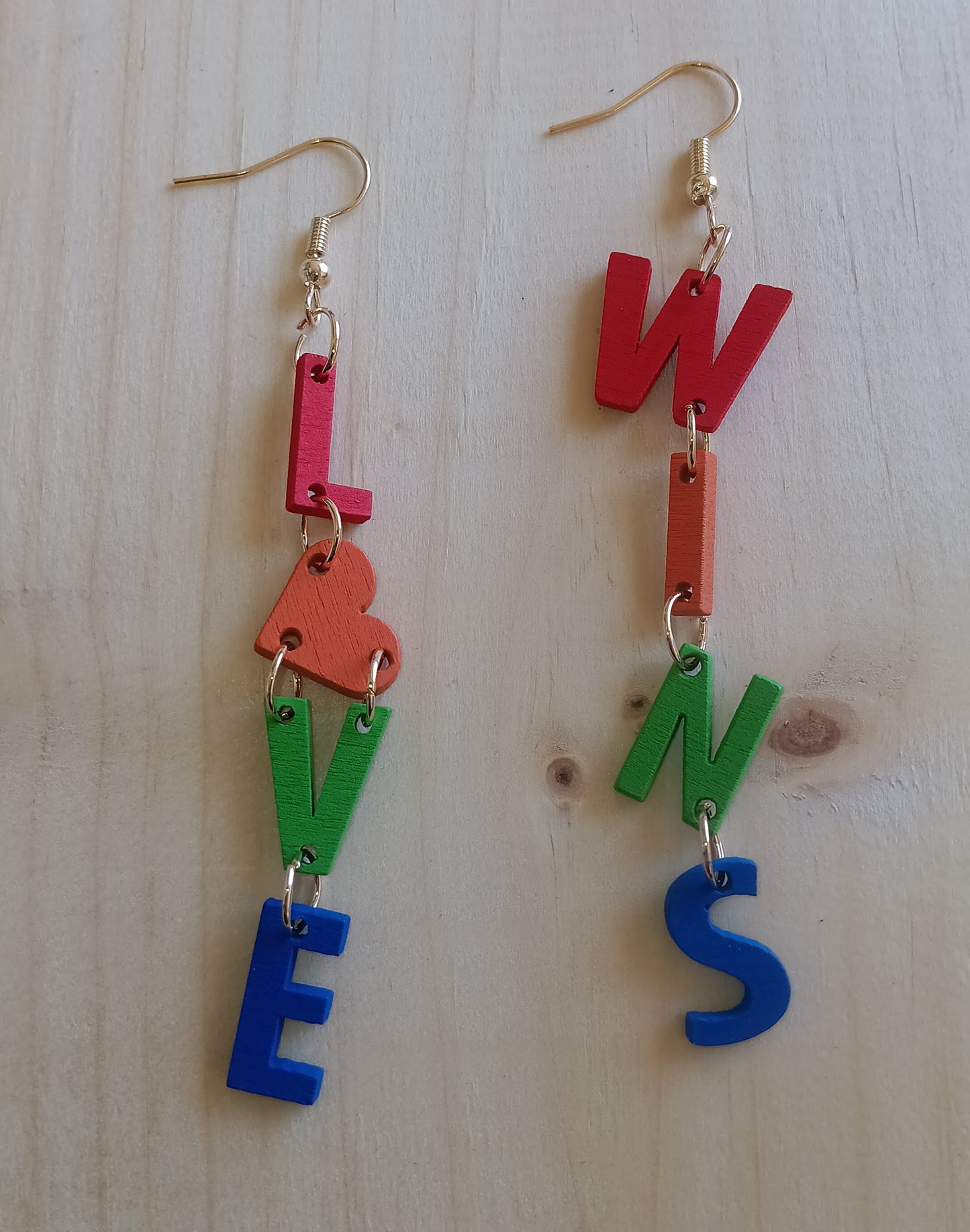 Love Wins Dangle Earrings