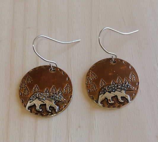 Forrest Bear Earrings