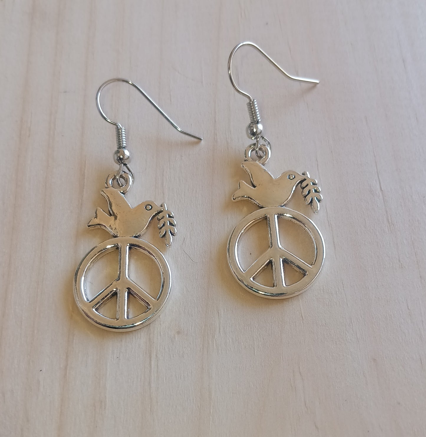 Beautiful Peace Dove Earrings