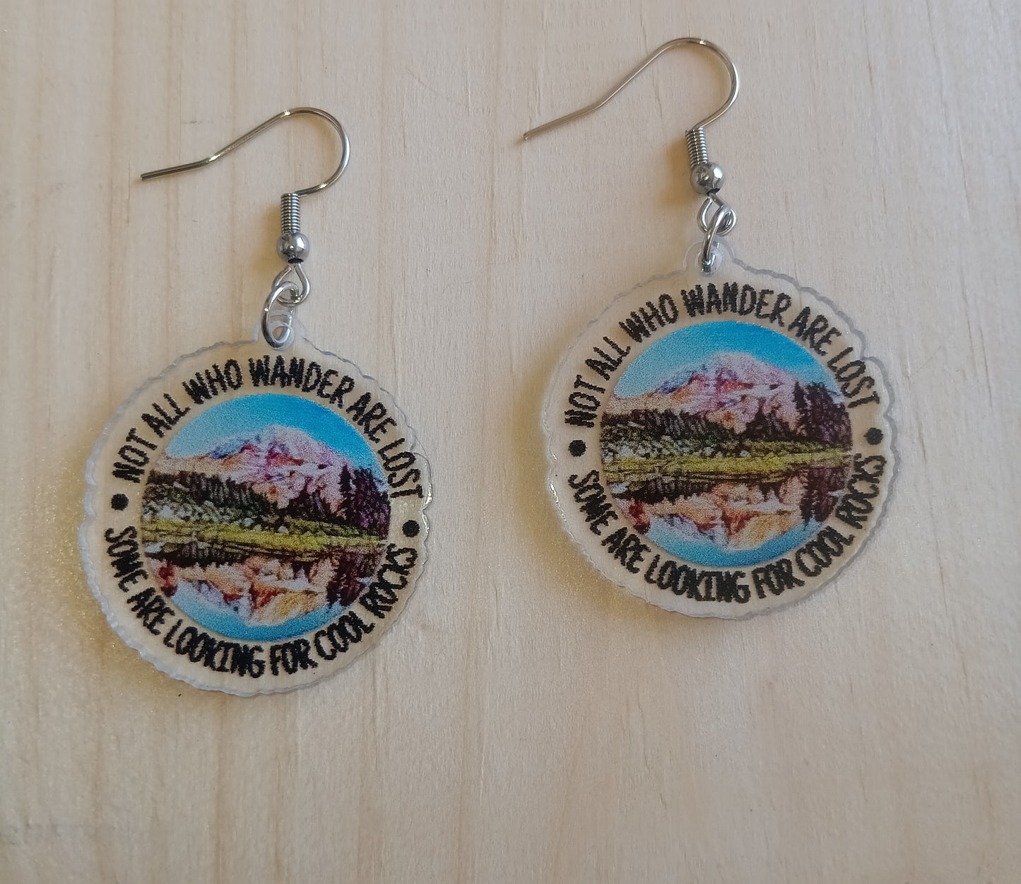 Not all who Wander Are Lost Earrings