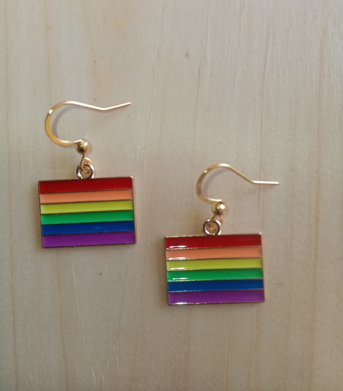 Rainbow Flag Earrings