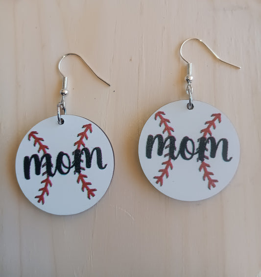 Baseball Mom Earrings