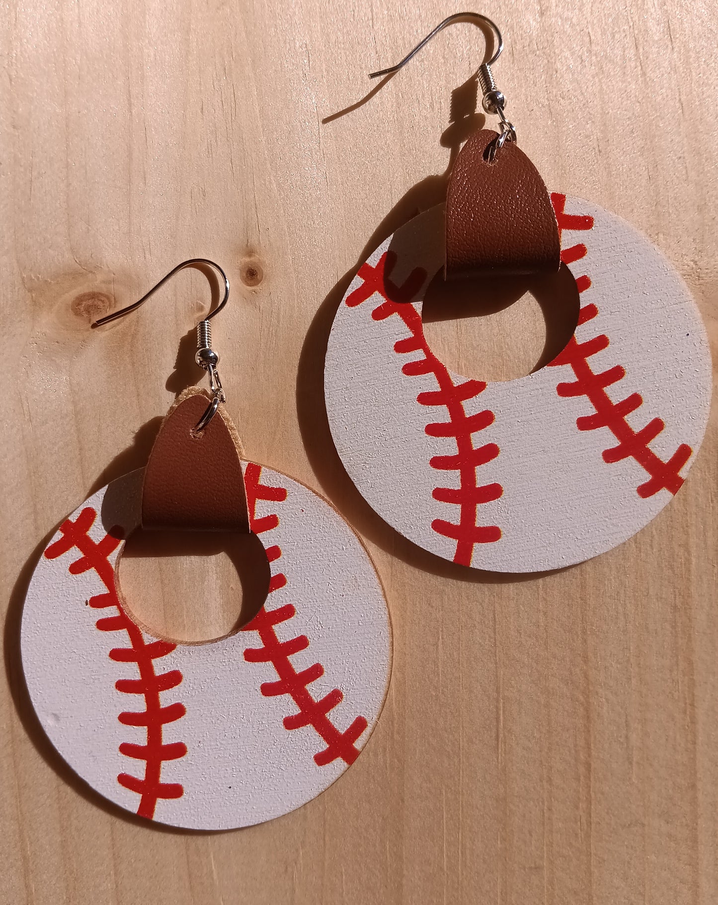 Adorable Baseball Earrings