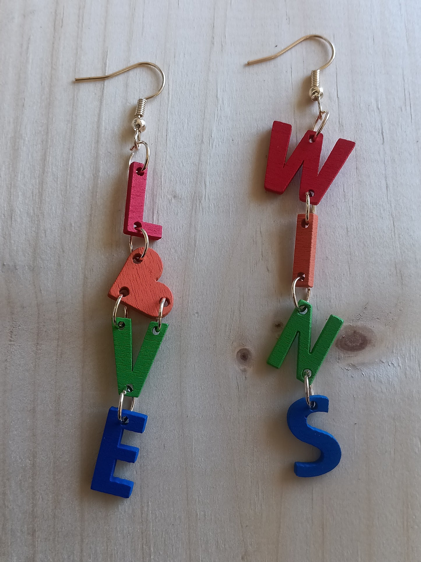 Love Wins Dangle Earrings