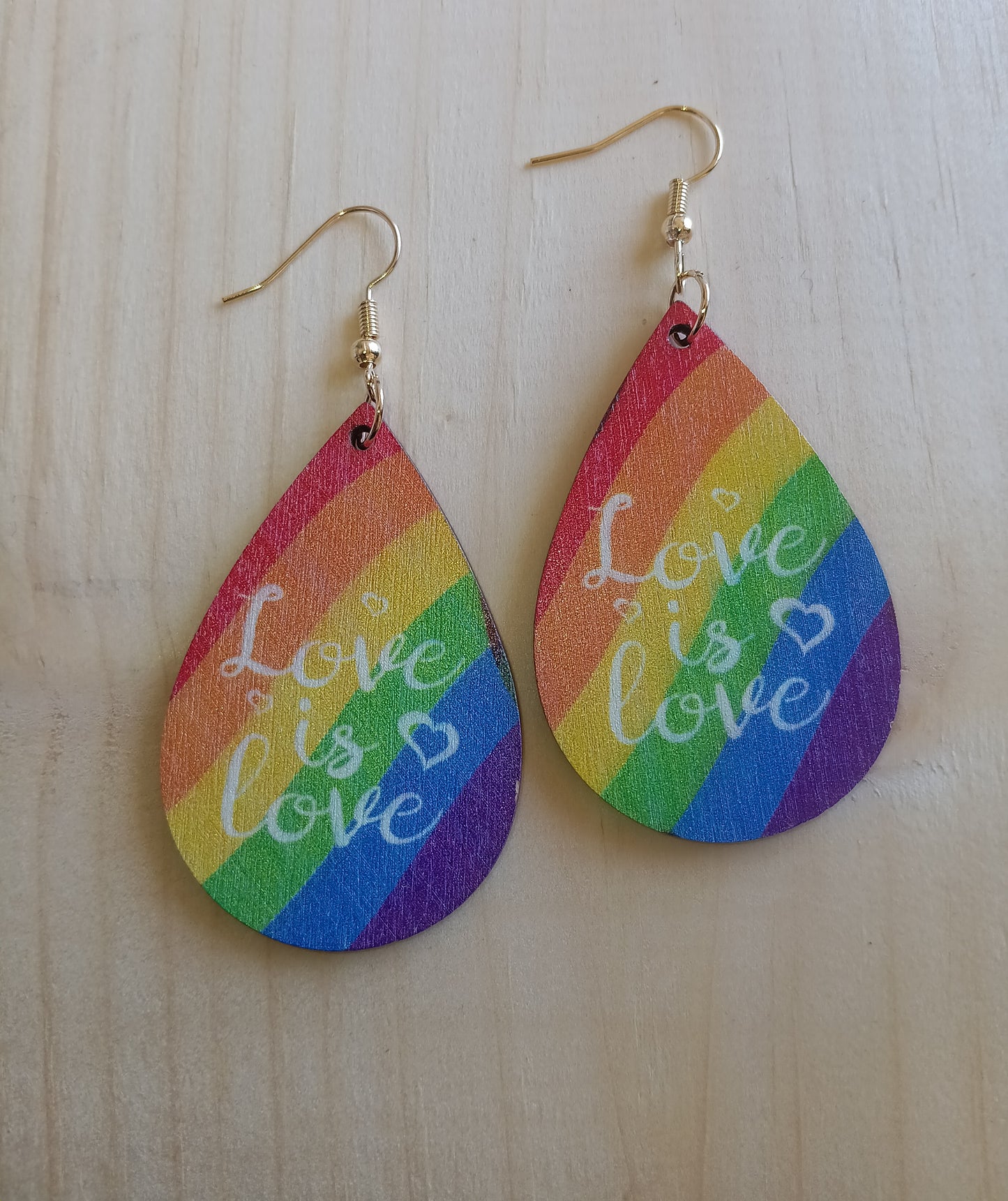 Love is Love Rainbow Earrings