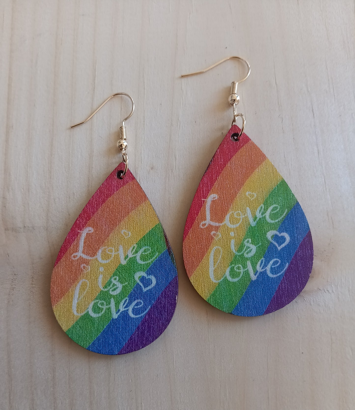 Love is Love Rainbow Earrings
