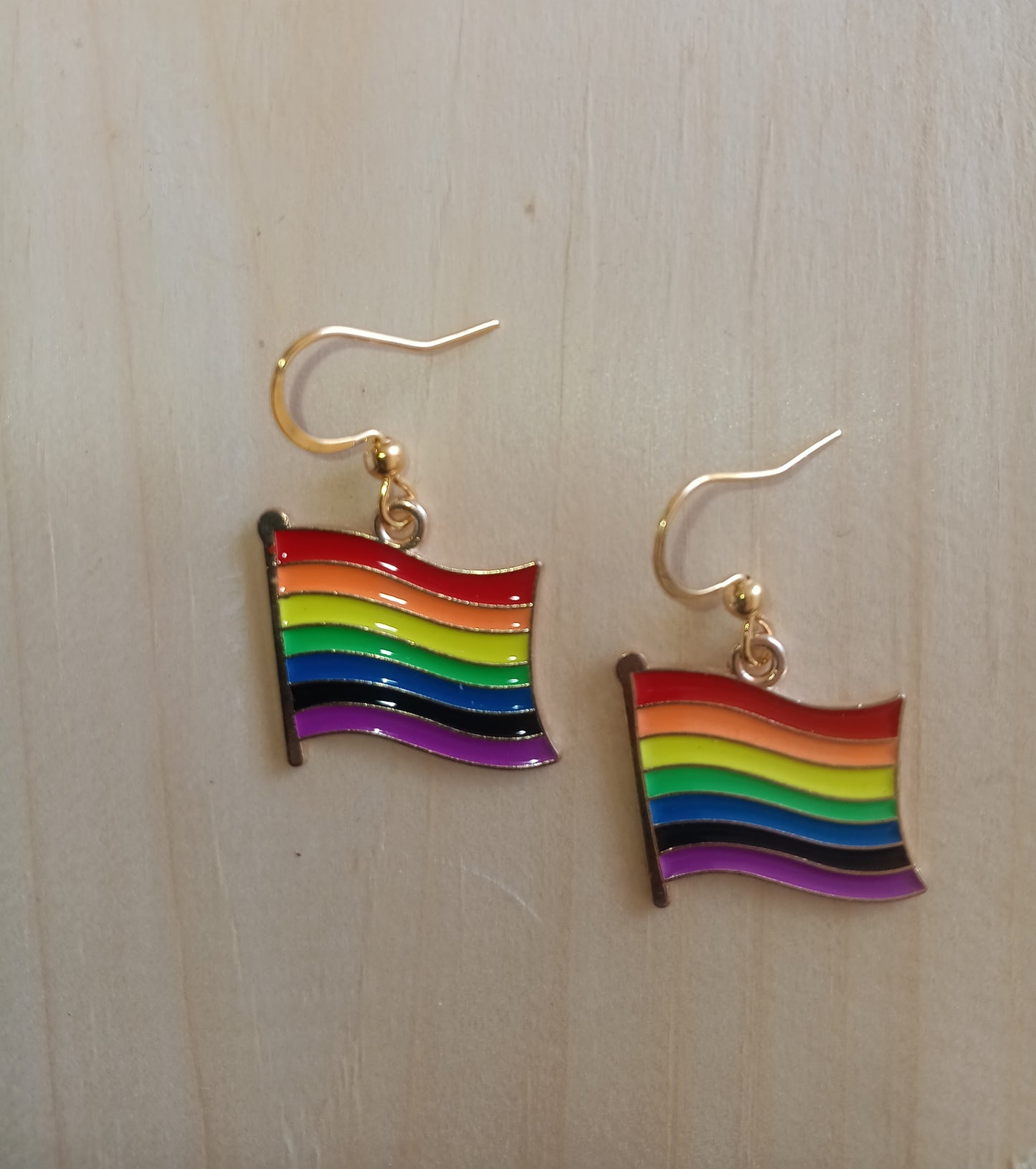 Rainbow Flag Earrings