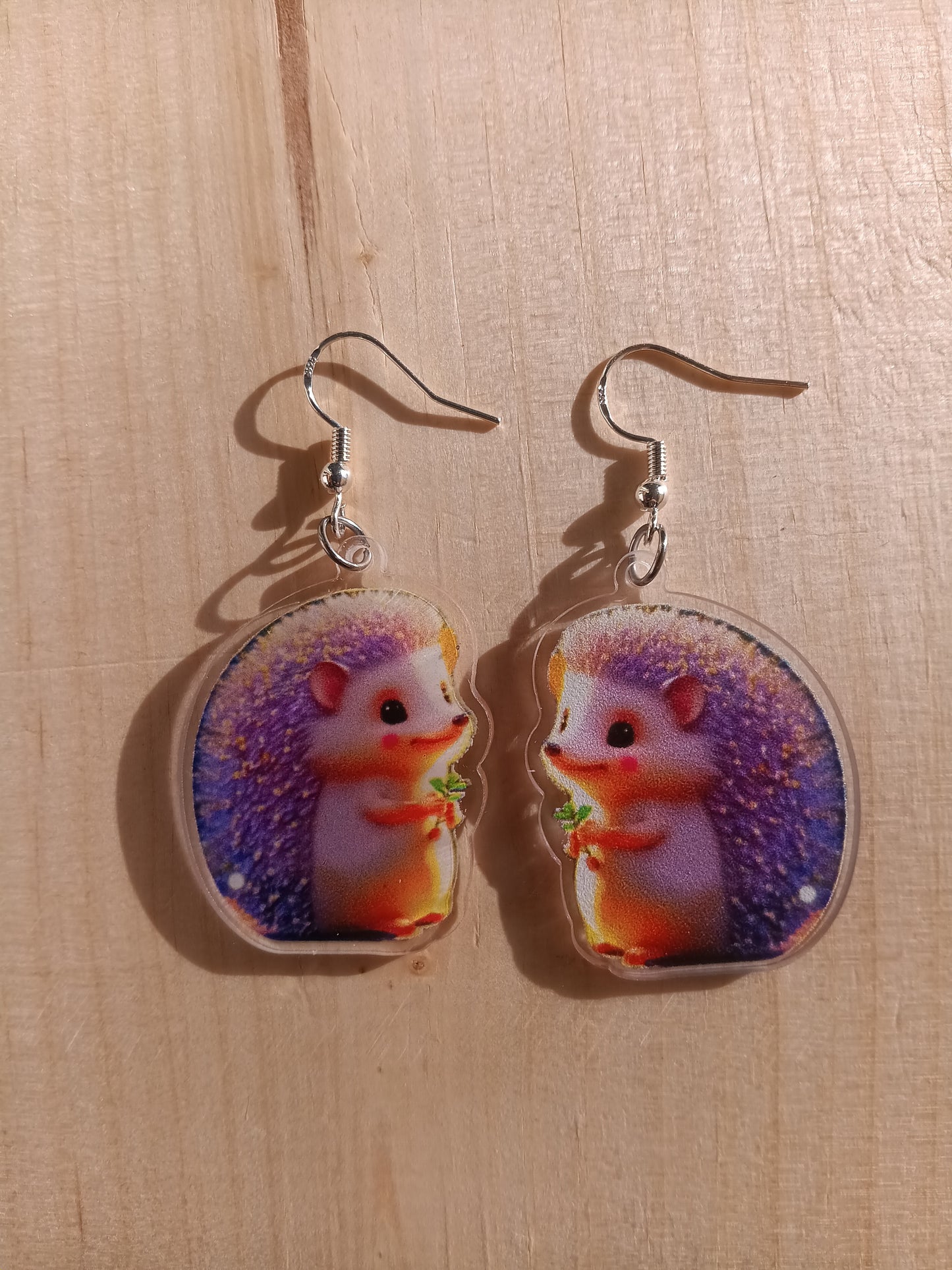 Adorable Spring Hedgehog Earrings