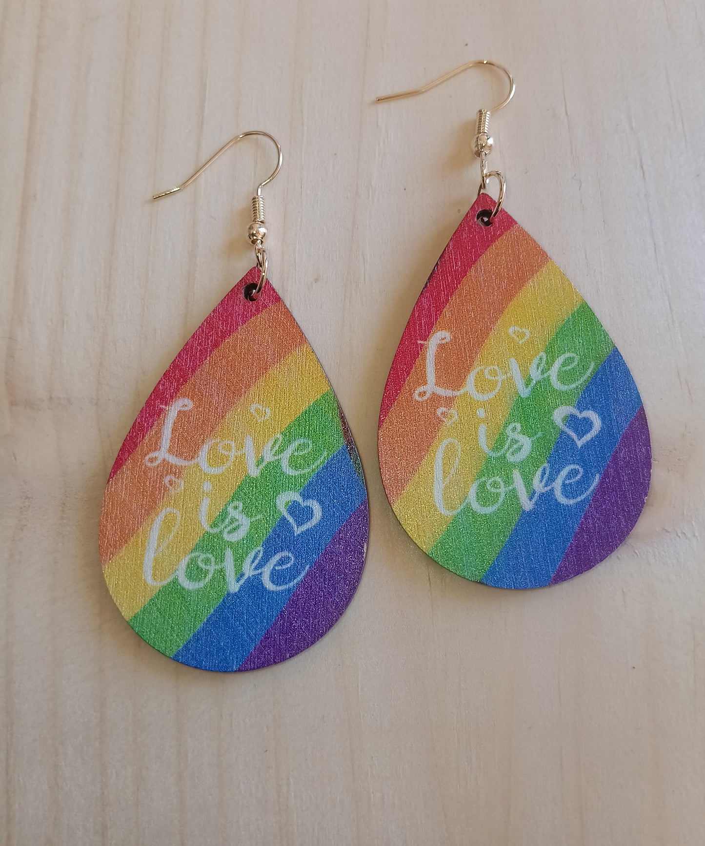 Love is Love Rainbow Earrings