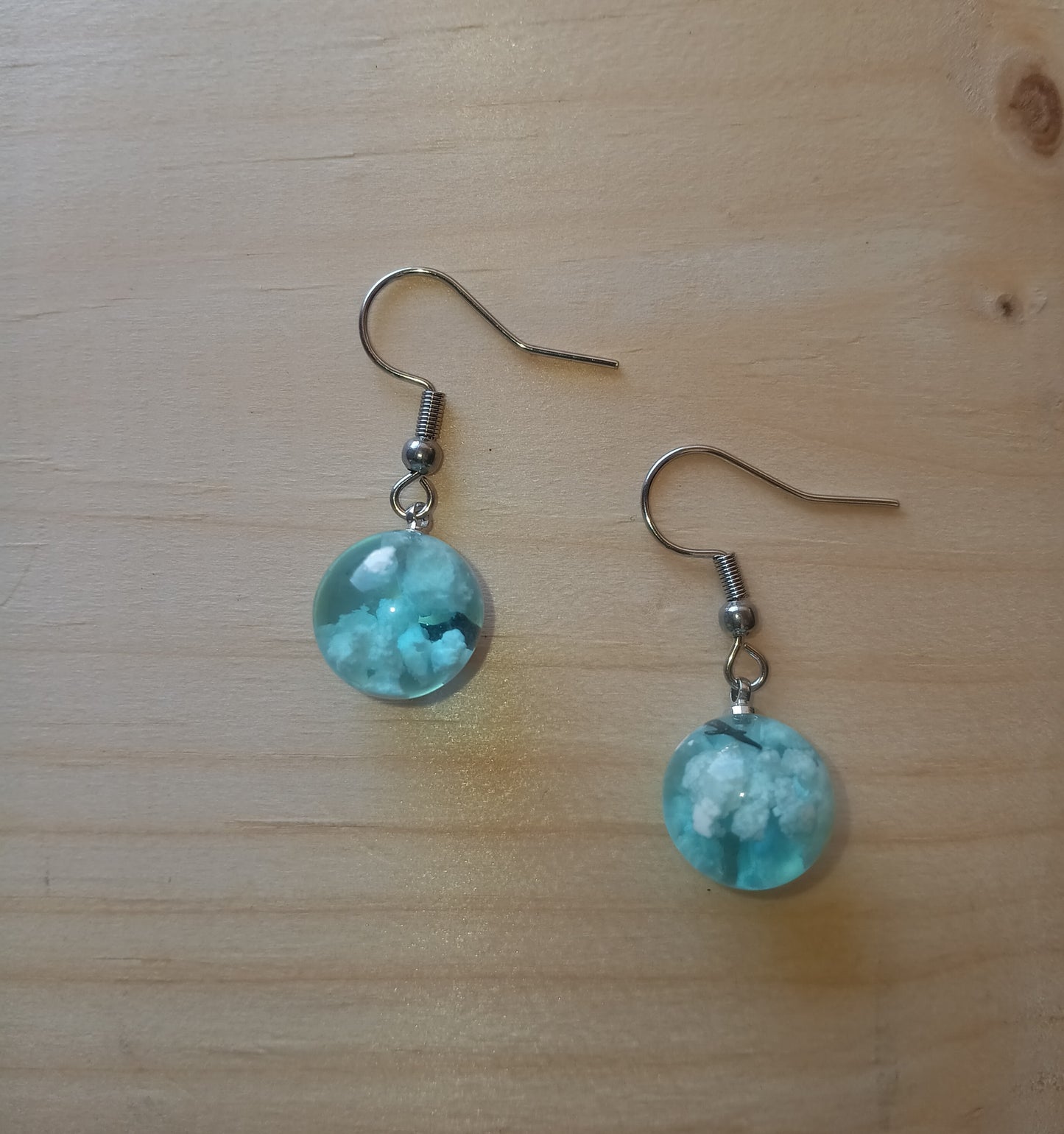 Sky View 3D Earth Earrings