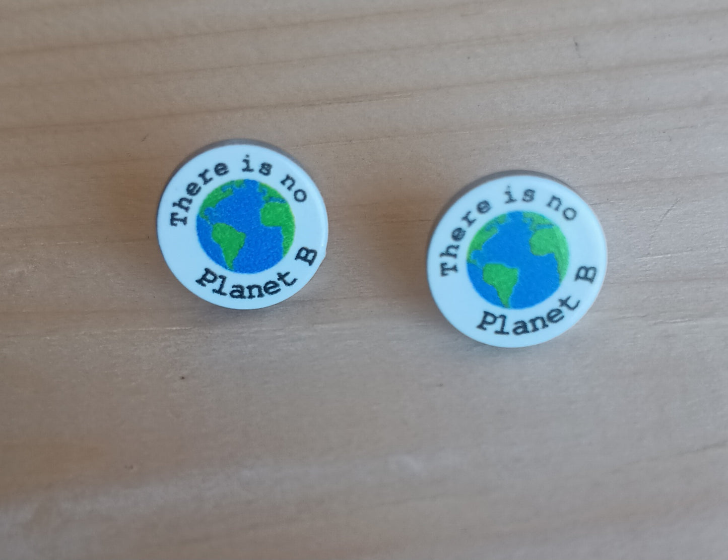 There is no planet B Stud Earrings