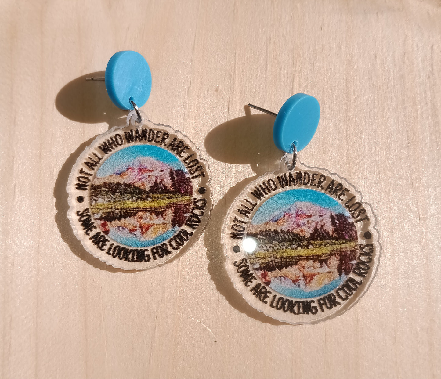 Not all who Wander Are Lost Earrings