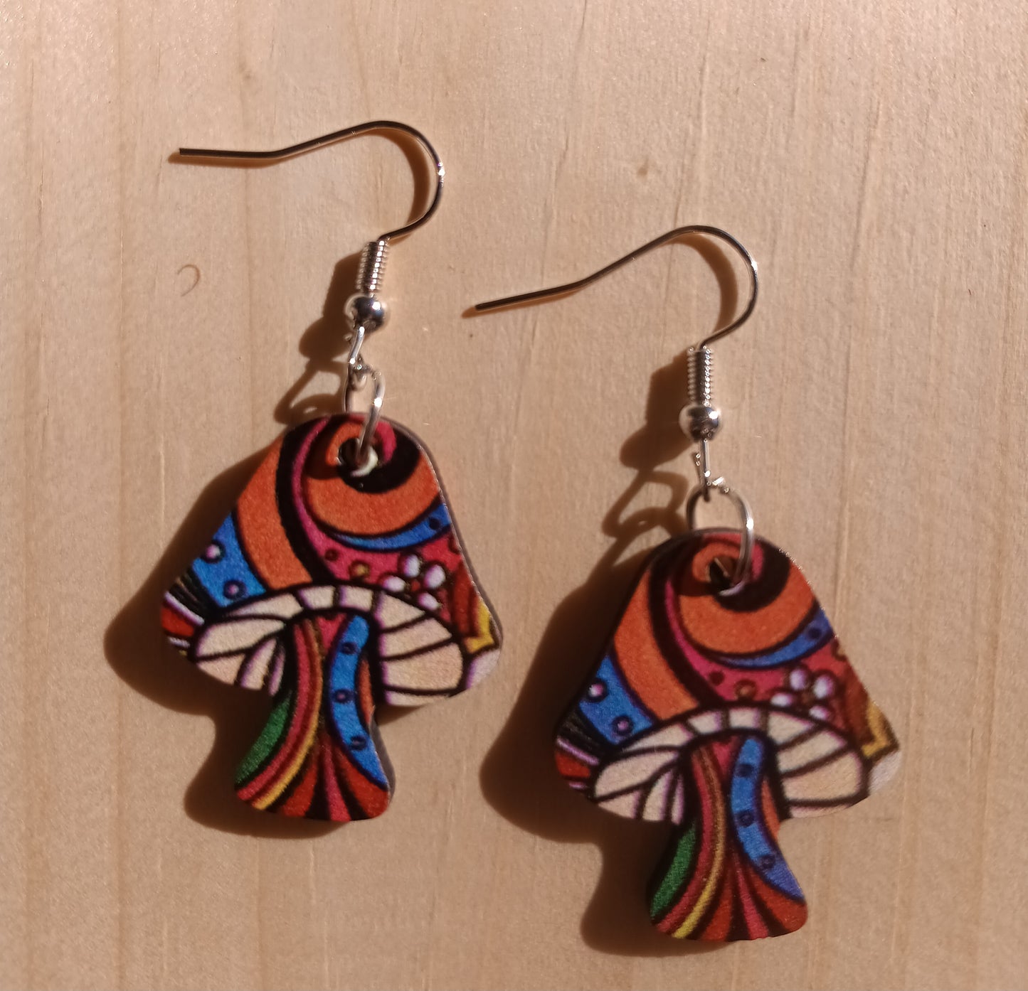 Happy Hippie Mushroom Earrings