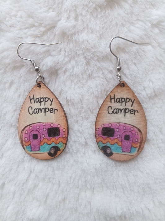 Bohemian Vibes Happy Camper Earrings