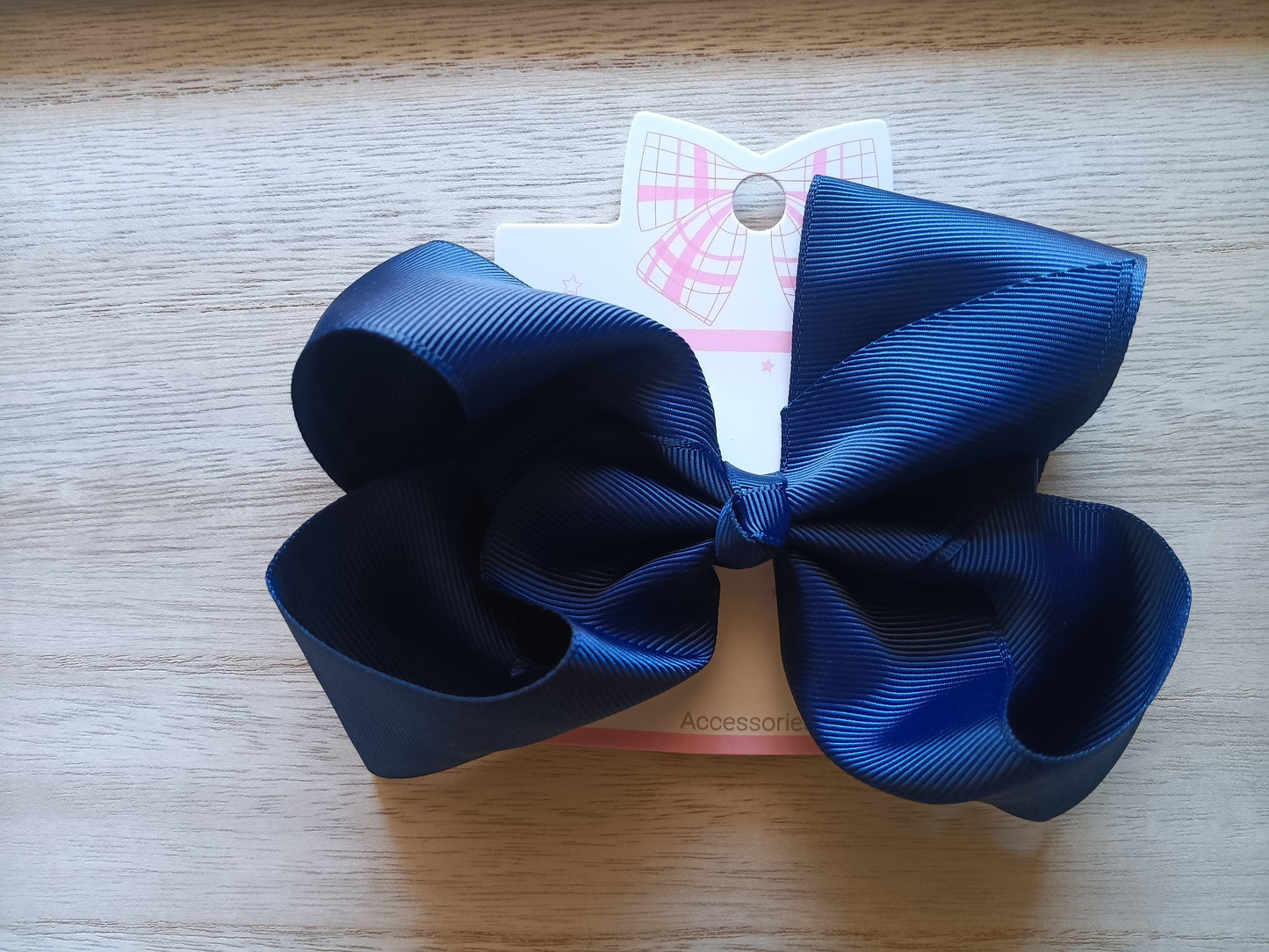 Solid Colored Grosgrain Ribbon Alligator Clip Bows Approximately 5-5.5 inch