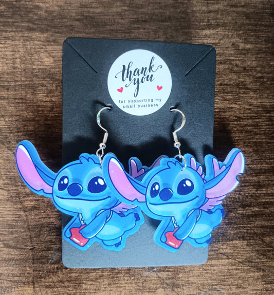 Adorable Acrylic Cartoon Earrings