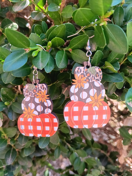 Adorable Fall Pumpkin Earrings