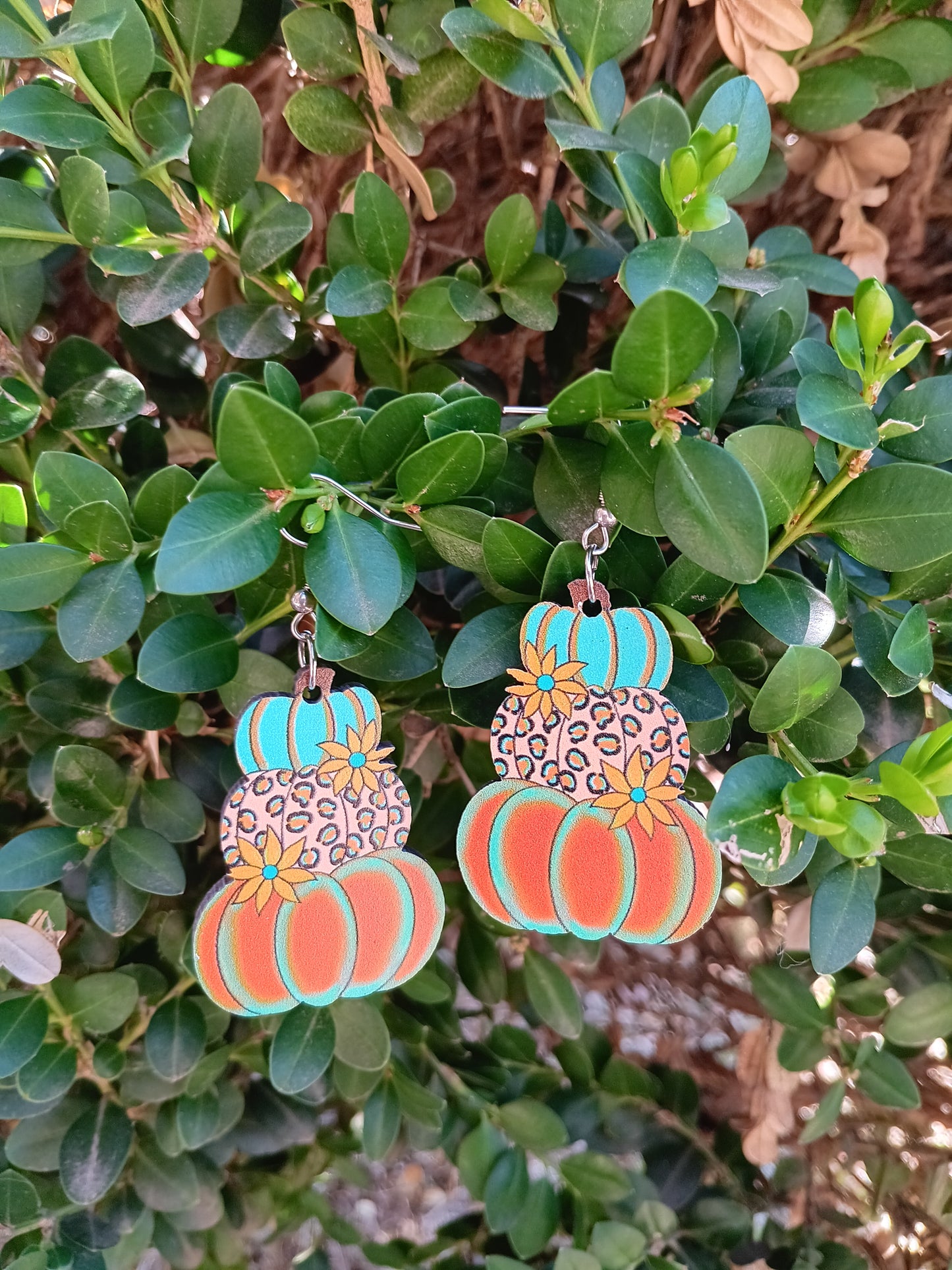 Southern Style Fall Pumpkin Earrings