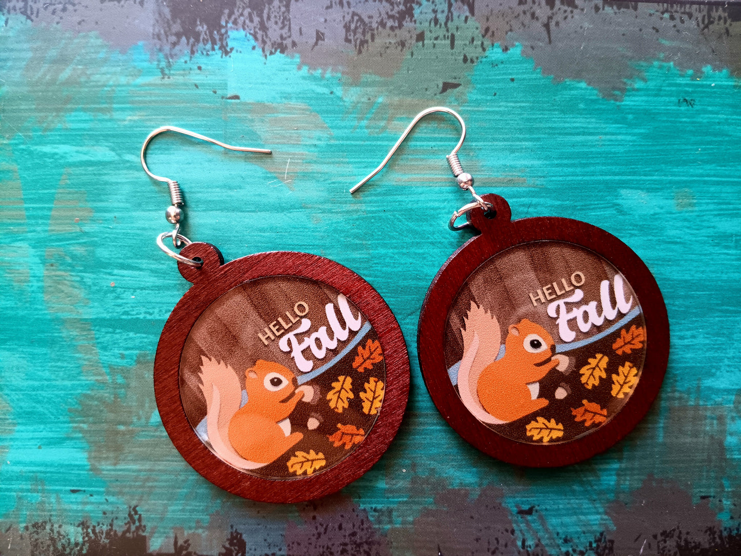 Adorable Hello Fall Earrings