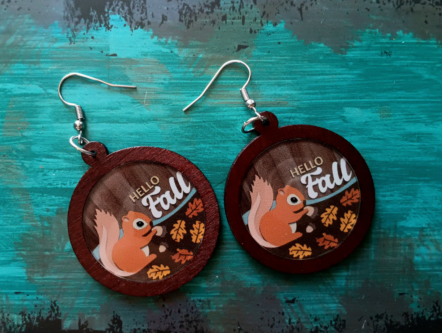 Adorable Hello Fall Earrings