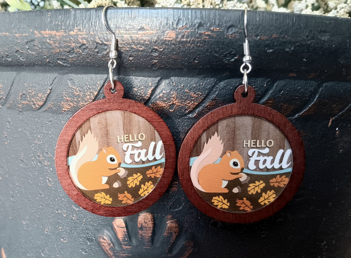 Adorable Hello Fall Earrings