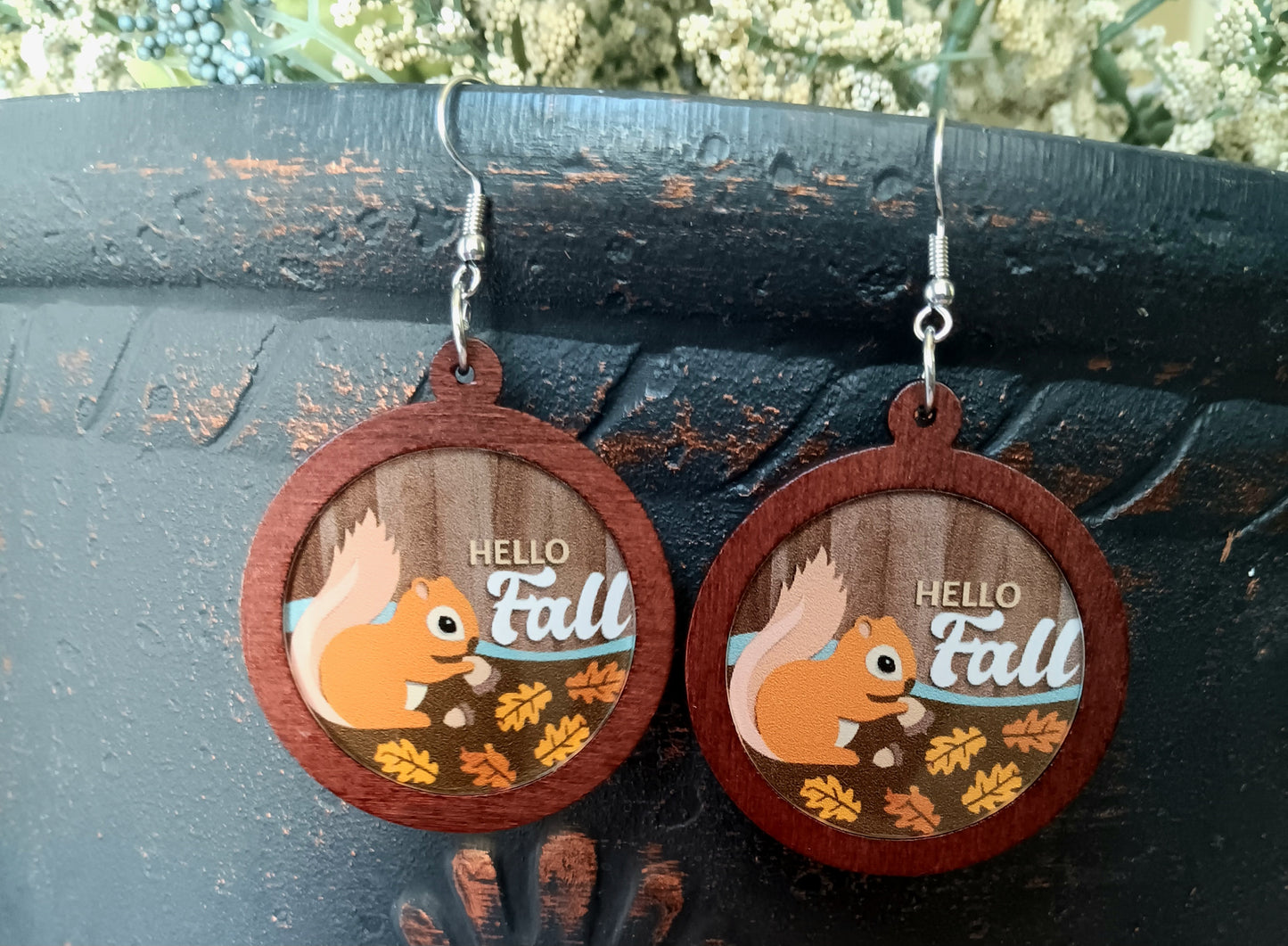 Adorable Hello Fall Earrings