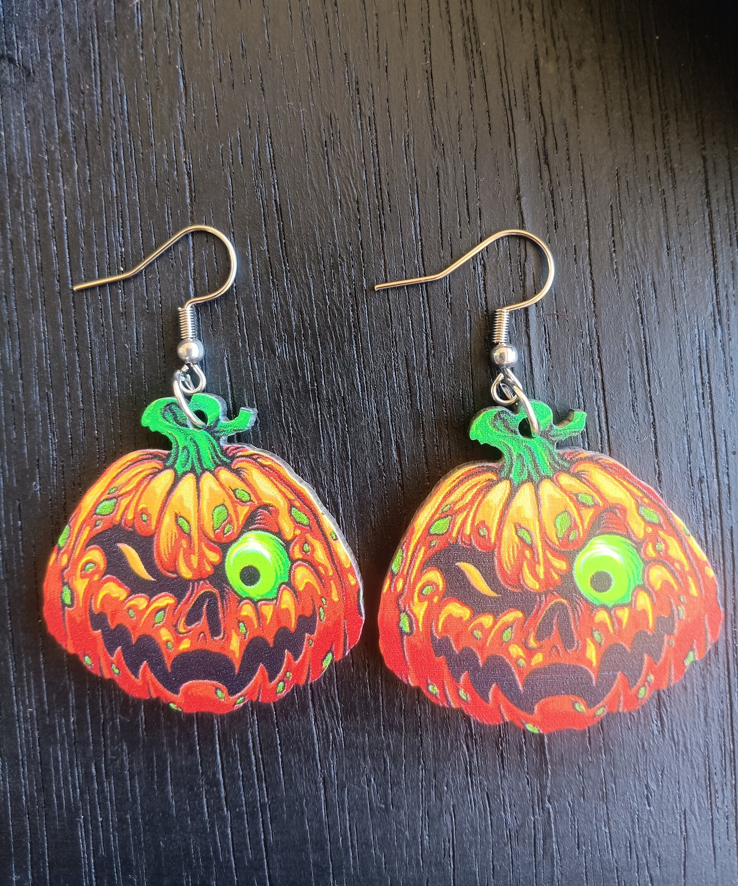 Spooky Pumpkin Earrings