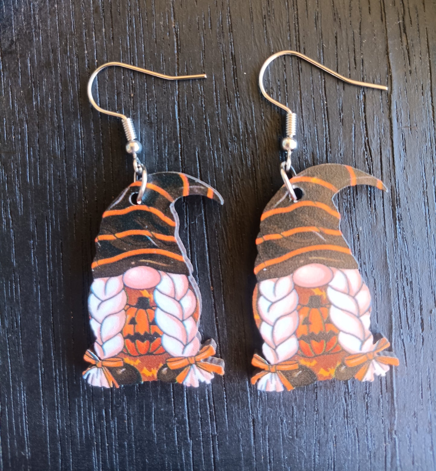 Adorable Halloween Gnome Earrings