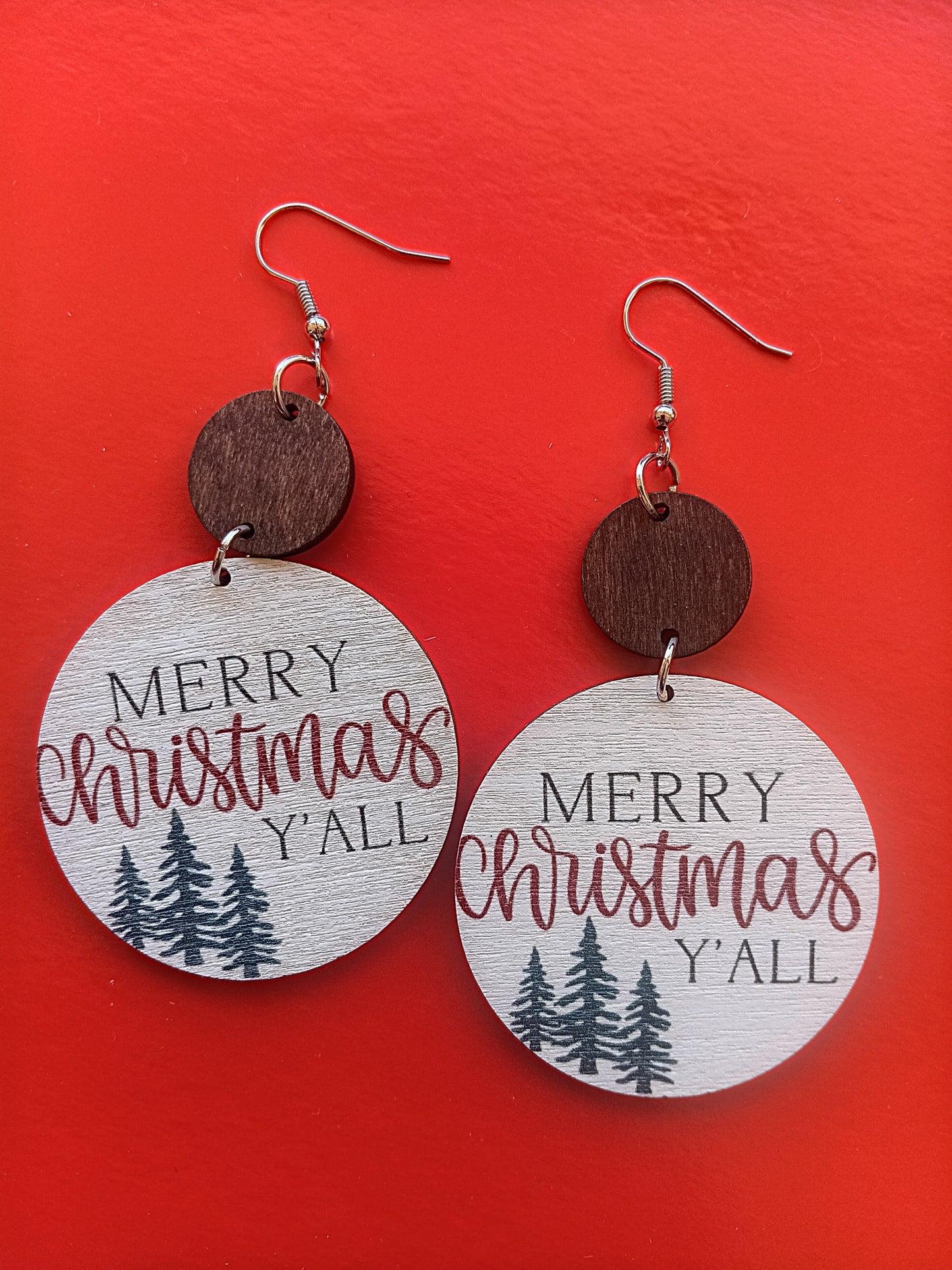 Winter Wonderland Merry Christmas Earrings