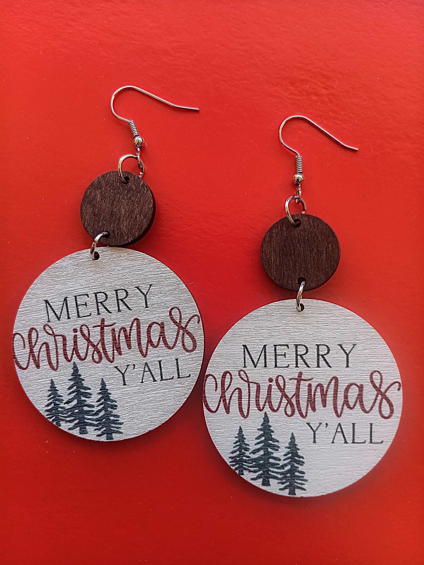 Winter Wonderland Merry Christmas Earrings