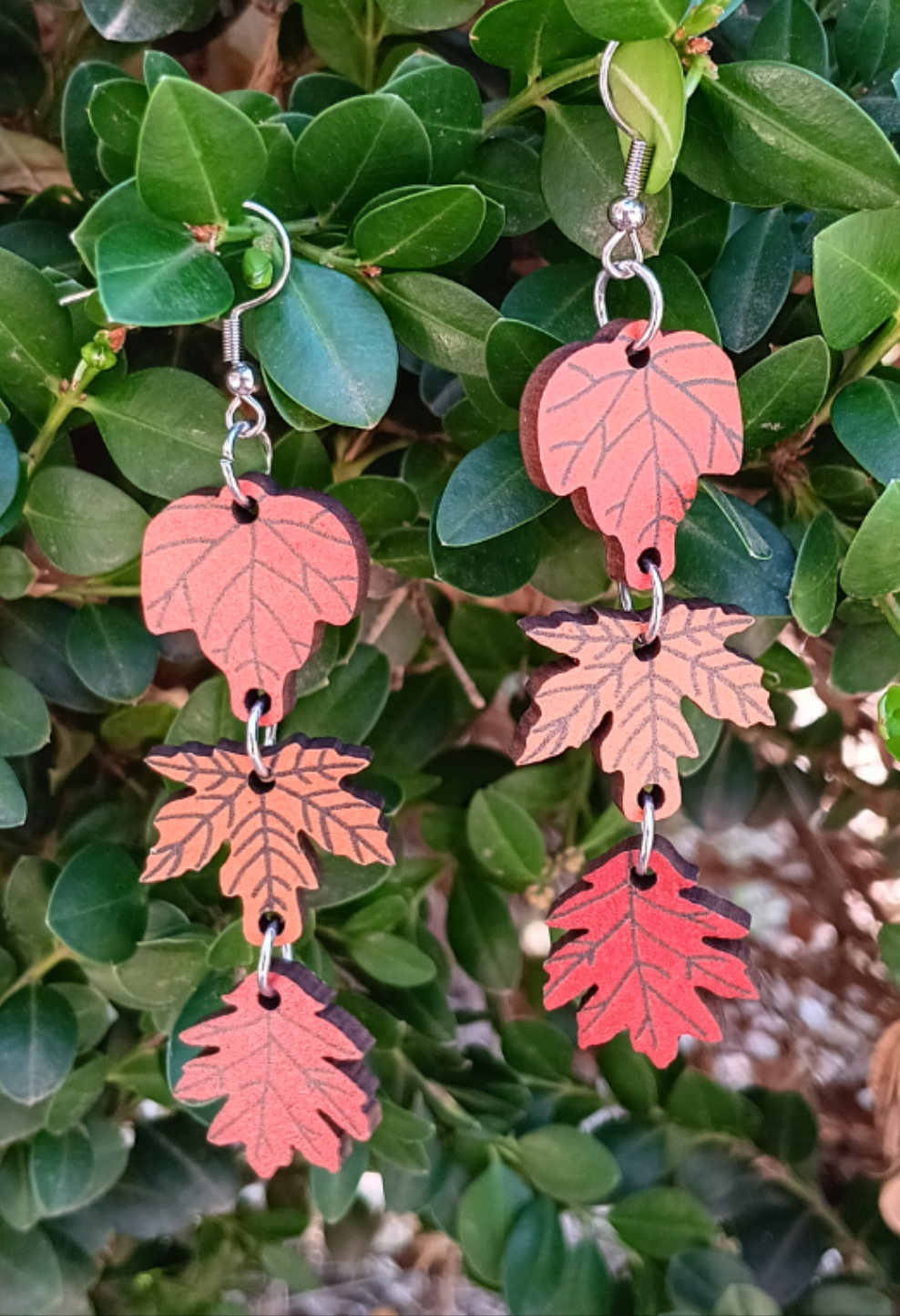 Beautiful Fall Leaf Earrings