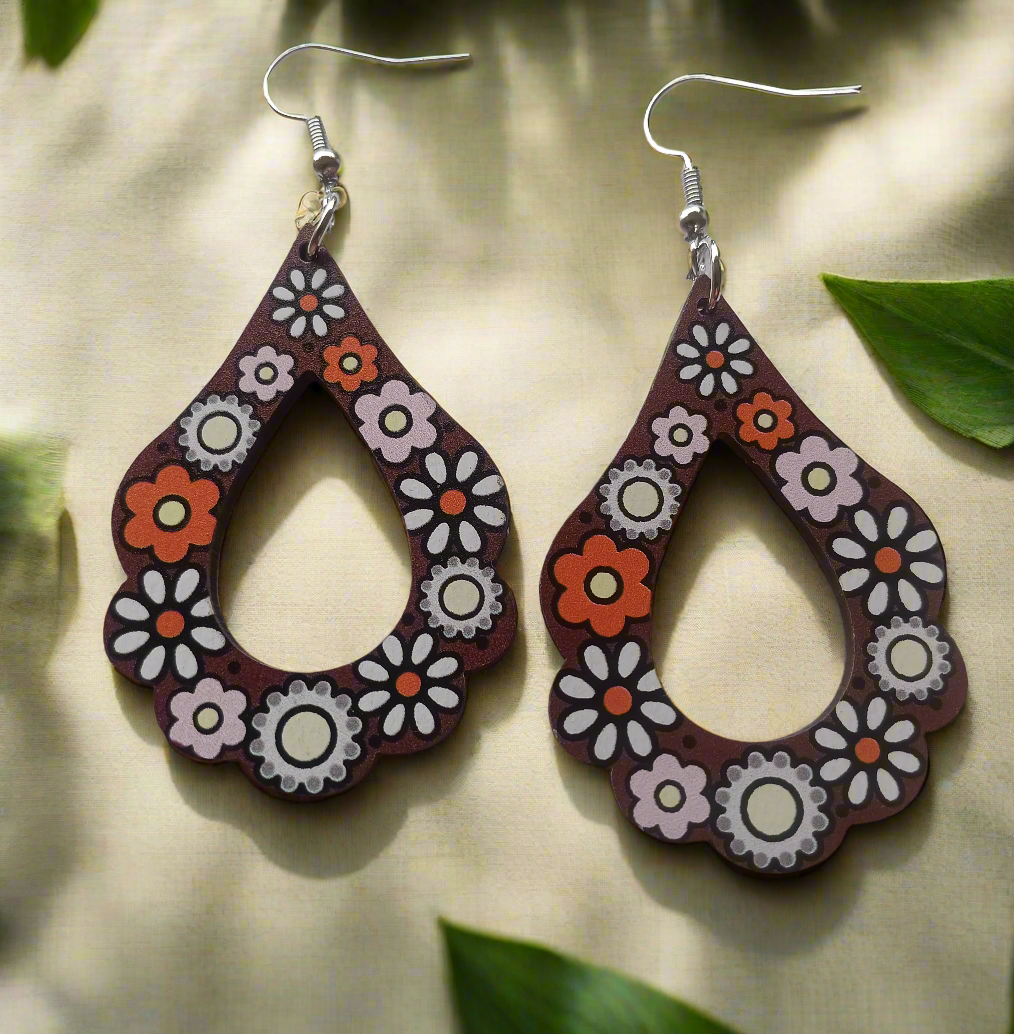 Beautiful Floral Earrings