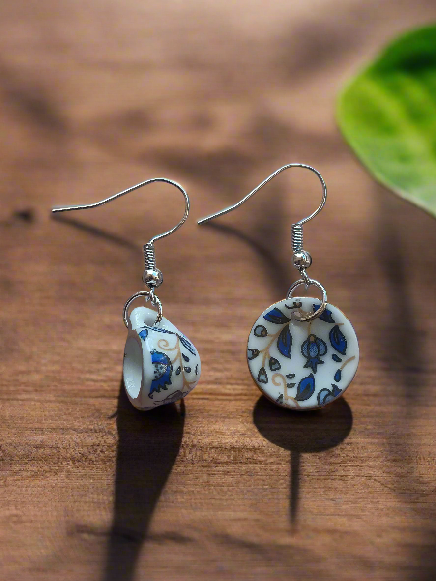 Beautiful Tea Cup Earrings